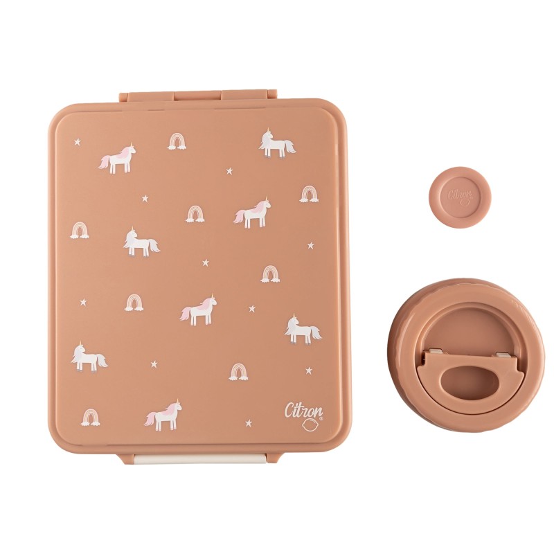 Grand Lunch Box z Termosem Unicorn Blush Pink Citron