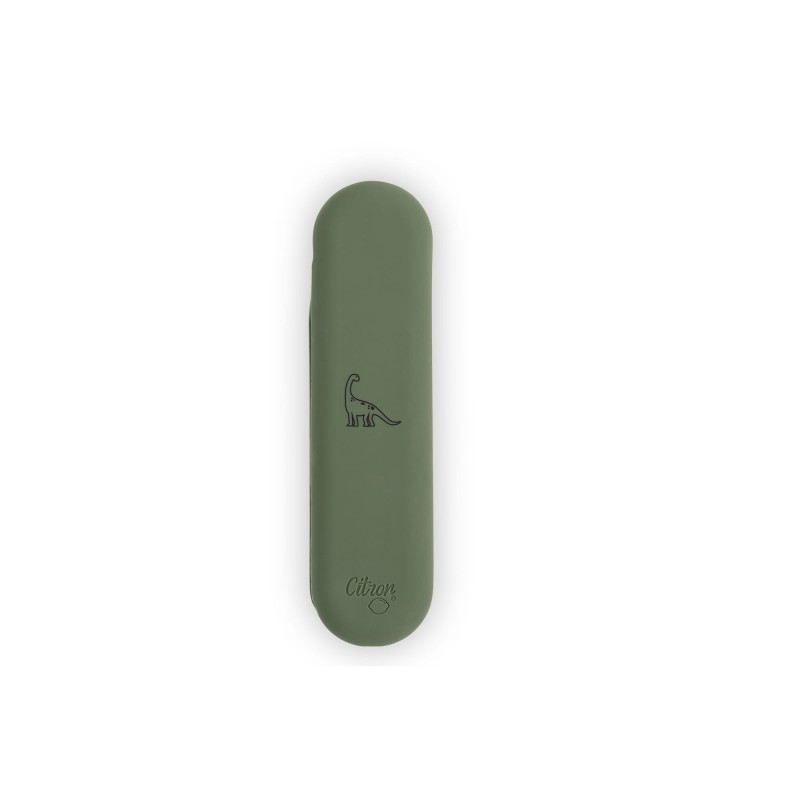 Zestaw Sztućców ze Stali Nierdzewnej Dino Olive Green Citron