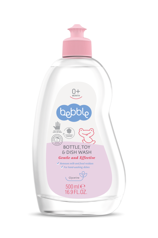 Płyn do mycia butelek, smoczków, zabawek 500ml bebble