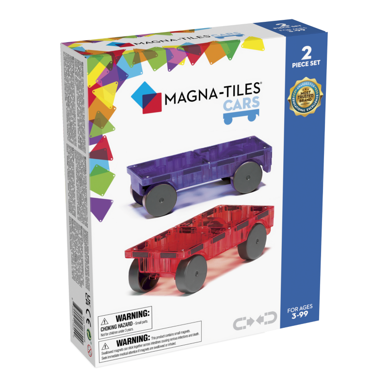 Zestaw do rozbudowy Cars 2 el. Czerwony i Fioletowy MAGNA-TILES