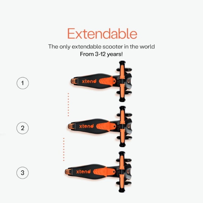 smarTrike - Hulajnoga 3w1 Xtend Scooter - Orange
