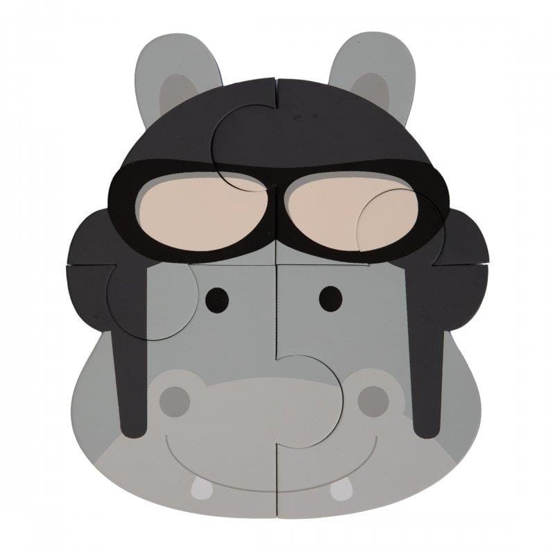 Puzzle Animal tygrys hipo żabka 3 szt Bo Jungle