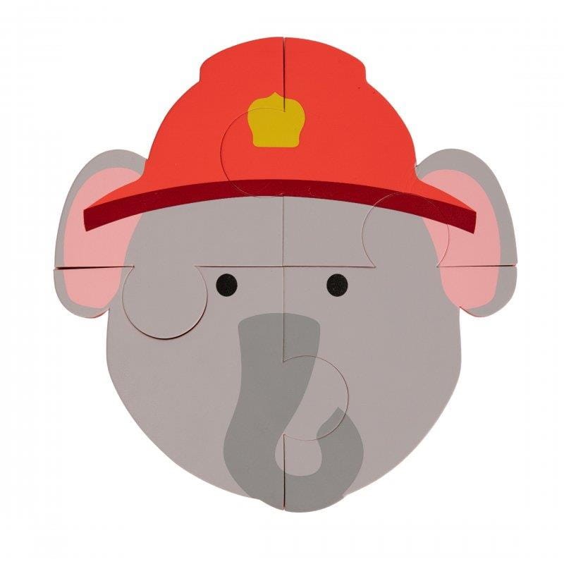 Puzzle Animal panda słoń lew 3 szt Bo Jungle