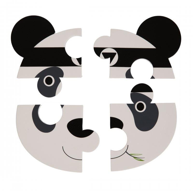 Puzzle Animal panda słoń lew 3 szt Bo Jungle