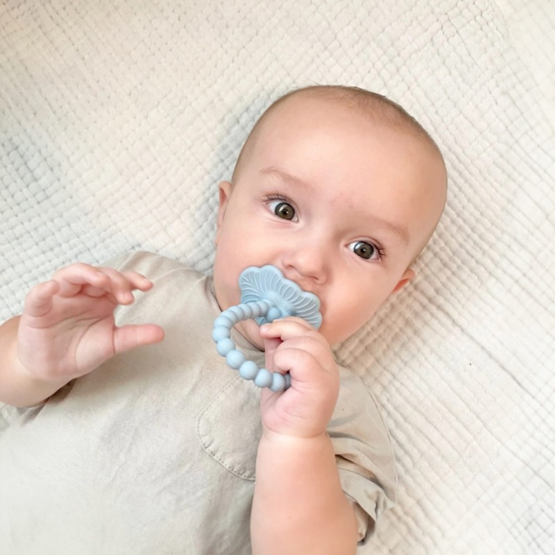 Gryzak silikonowy Soczysta Malina Plus różowy RazBaby