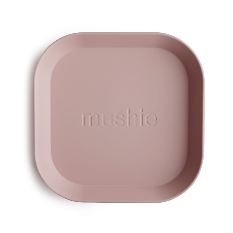 Talerzyki Square Blush 2 szt. Mushie