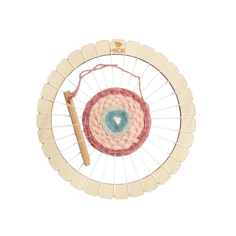 Rama tkacka/krosno dla dzieci okrągłe 21 cm MICKI