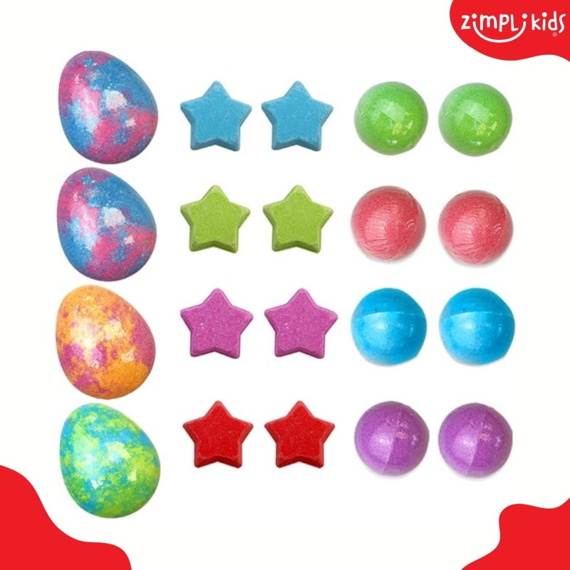 Musujące bomby do kąpieli zmieniające kolor wody Baff Bombz 20 szt. 3+ Zimpli Kids