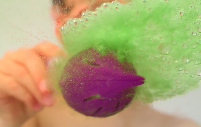 Kule do kąpieli zestaw 4 szt. z pędzlem Baff Bombz Magic Brush 3+ Zimpli Kids