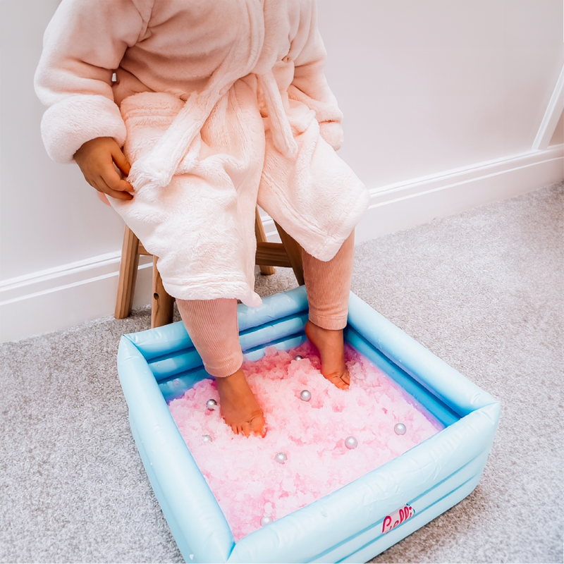 Domowe spa dla stóp z miską, przybornikiem i galaretką Gelli Spa 5+ Zimpli Kids