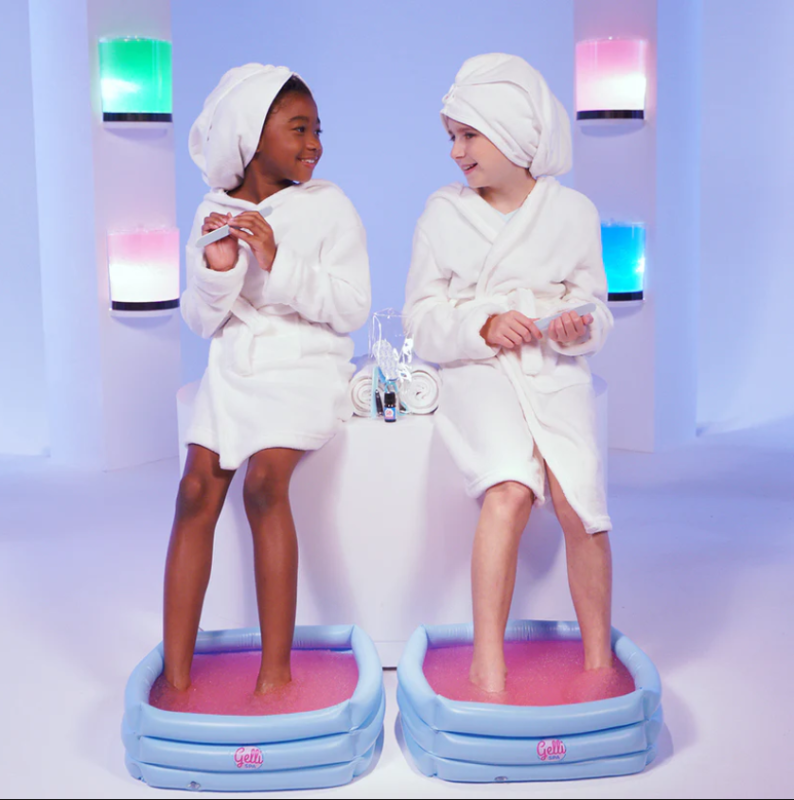 Domowe spa dla stóp z miską, przybornikiem i galaretką Gelli Spa 5+ Zimpli Kids