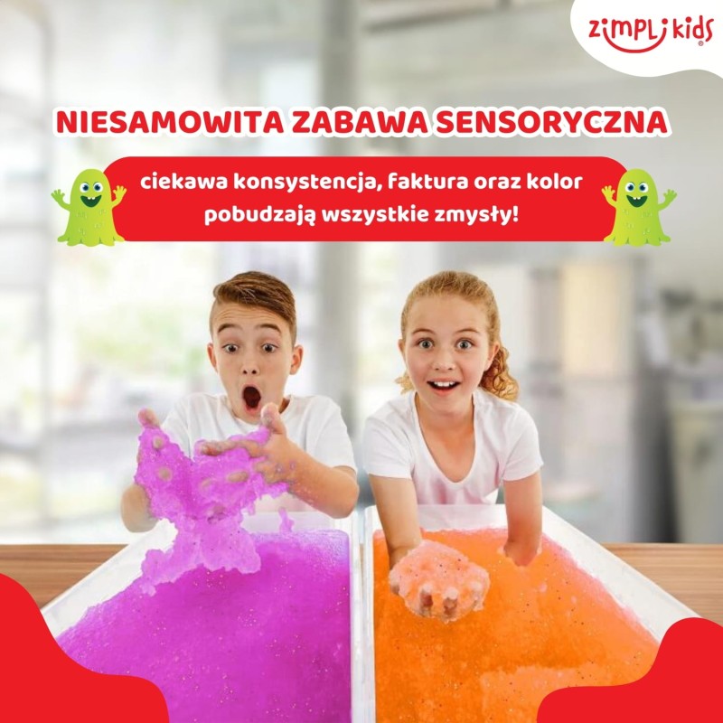 Zestaw do tworzenia gelli z figurkami i tacą Gelli Worlds Dino Pack 3+ Zimpli Kids