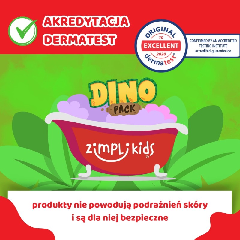 Zestaw do tworzenia gelli z figurkami i tacą Gelli Worlds Dino Pack 3+ Zimpli Kids