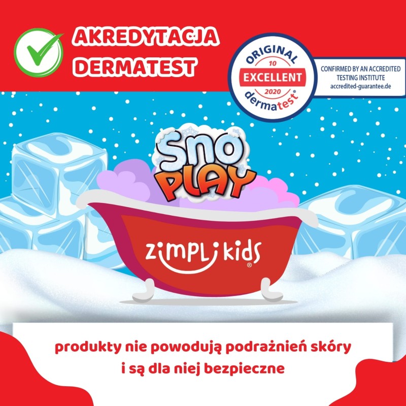 Zestaw do tworzenia kul śniegowych SnoBall Play 4 użycia 3+ Zimpli Kids