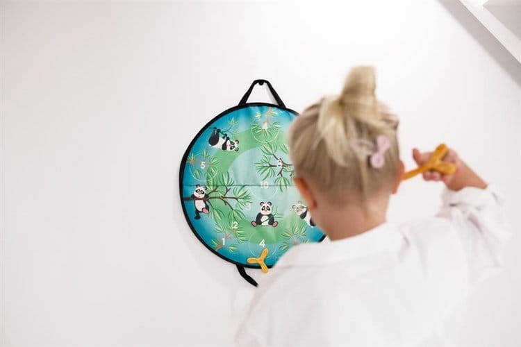 Rzutki magnetyczne z dyskami Panda Scratch