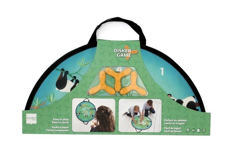 Rzutki magnetyczne z dyskami Panda Scratch