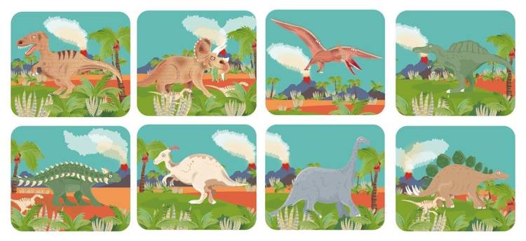 Latarka/Projektor XL DINO z pojemnikiem na tarcze 24 obrazy Scratch