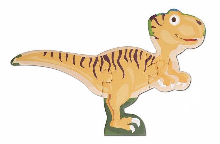 Puzzle 2 w 1 podłogowe i pierwsze puzzle - Dinozaury 80 el. Scratch