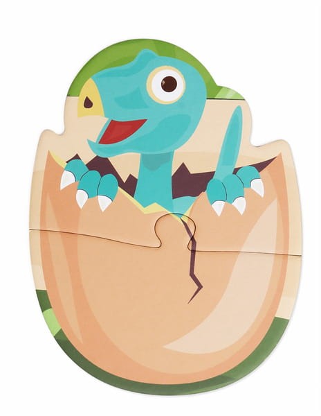 Puzzle 2 w 1 podłogowe i pierwsze puzzle - Dinozaury 80 el. Scratch