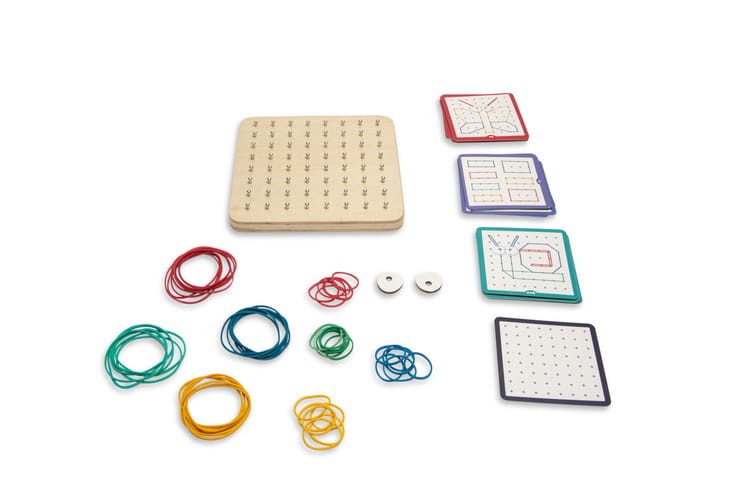 Geoplan drewniana tablica manipulacyjna BS Toys