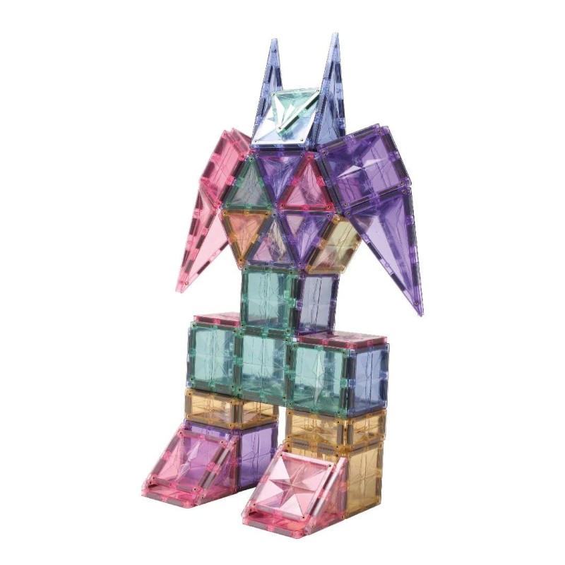 Klocki magnetyczne Large Creative Pack Pastel - 125 el.  Cleverclixx