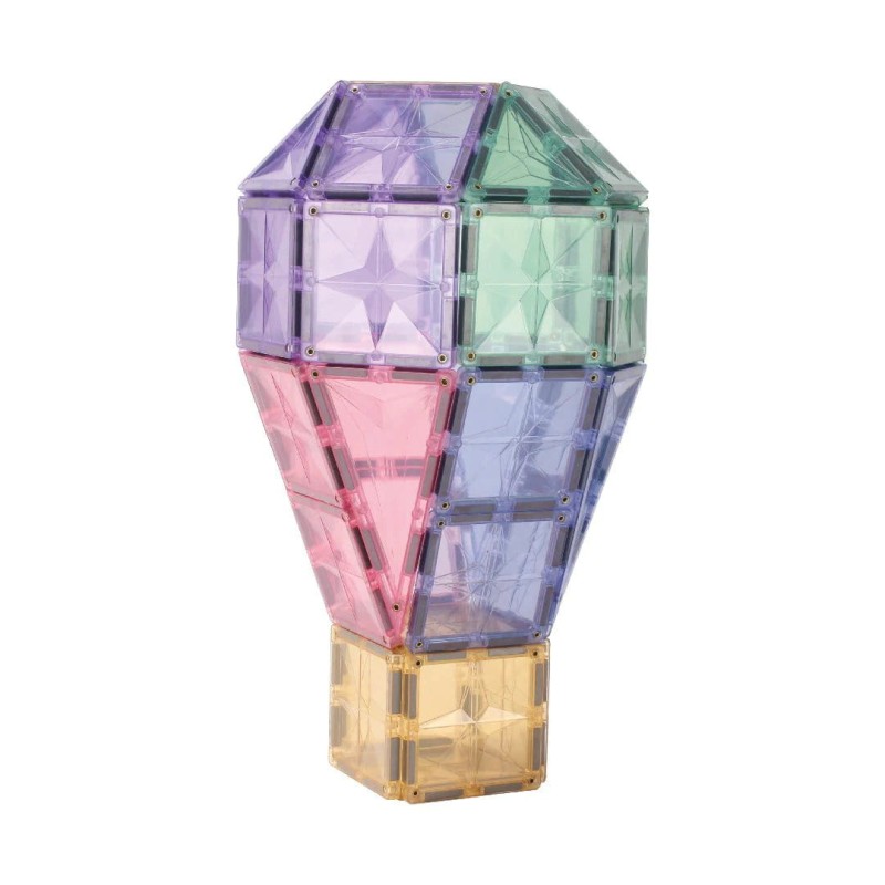 Klocki magnetyczne Large Creative Pack Pastel - 125 el.  Cleverclixx
