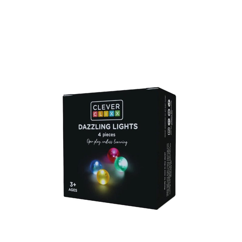 Klocki magnetyczne Balls Pack Dazzling Lights - 4 el.  Cleverclixx