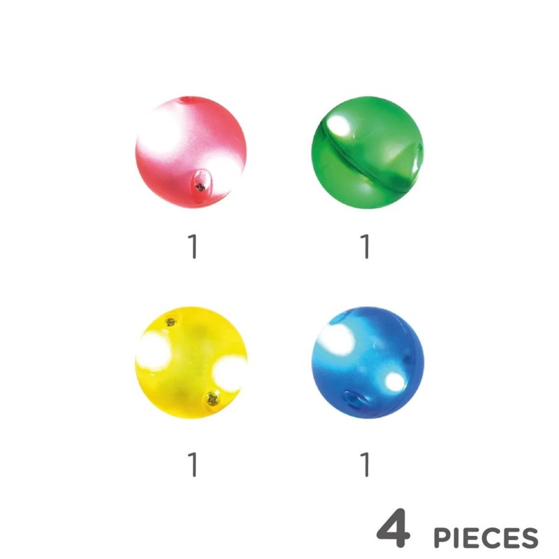Klocki magnetyczne Balls Pack Dazzling Lights - 4 el.  Cleverclixx