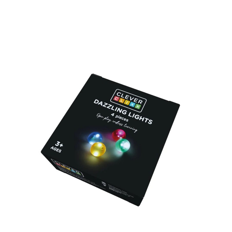 Klocki magnetyczne Balls Pack Dazzling Lights - 4 el.  Cleverclixx