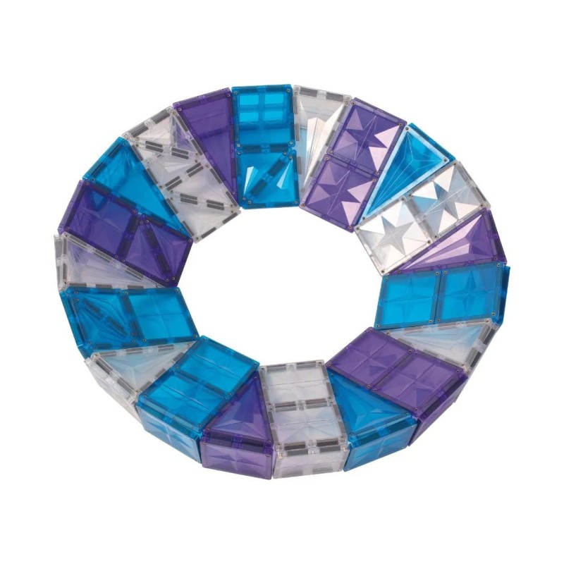 Klocki magnetyczne Mega Ice Crystal Pack - 180 el.  Cleverclixx