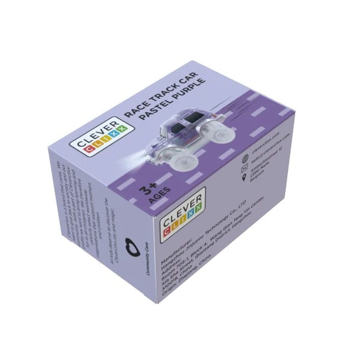 Race Track Car Pastel Purple Cleverclixx