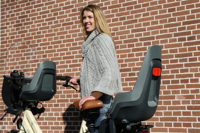 Fotelik rowerowy Bobike ONE maxi E-BD olive green