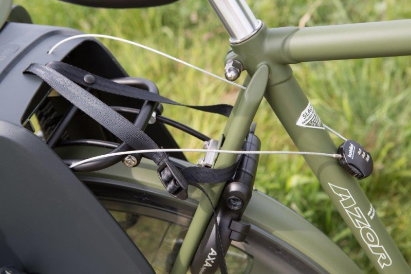 Fotelik rowerowy Bobike ONE maxi E-BD olive green