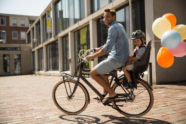 Fotelik rowerowy Bobike ONE maxi E-BD urban black