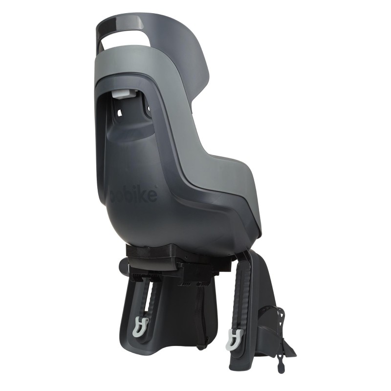Fotelik rowerowy Bobike GO RS bagażnik Macaron Grey