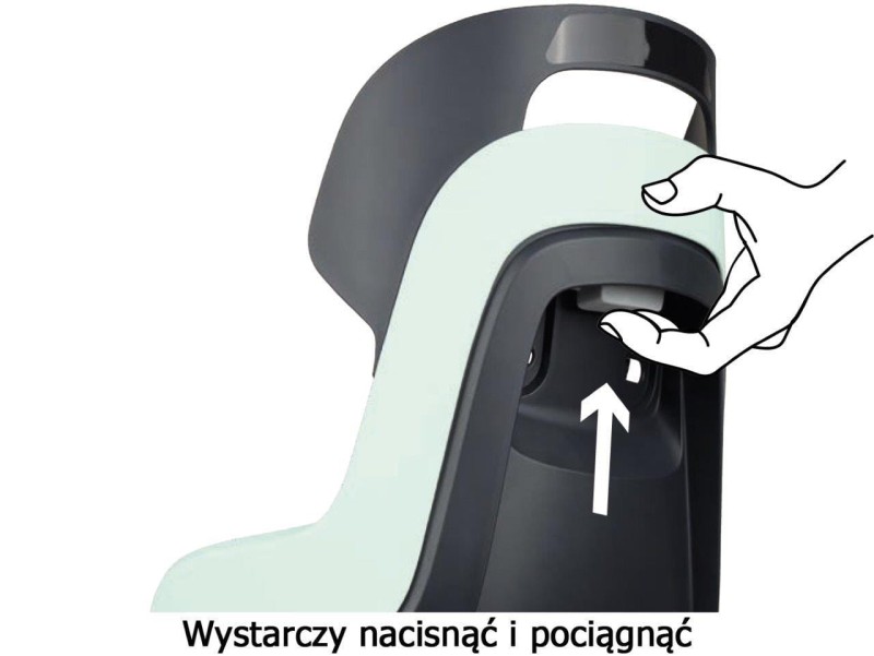 Fotelik rowerowy Bobike GO RS bagażnik Lemon Sorbet