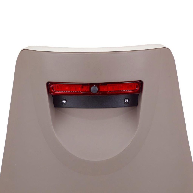 Fotelik rowerowy Exclusive Maxi PLUS LED bagażnik toffee brown