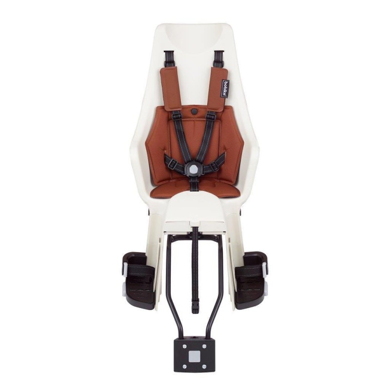 Fotelik rowerowy Exclusive Maxi PLUS LED 1P rama cinnamon brown
