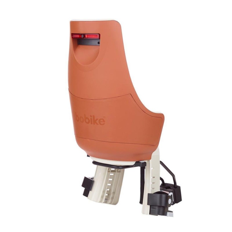 Fotelik rowerowy Exclusive Maxi PLUS LED 1P rama cinnamon brown