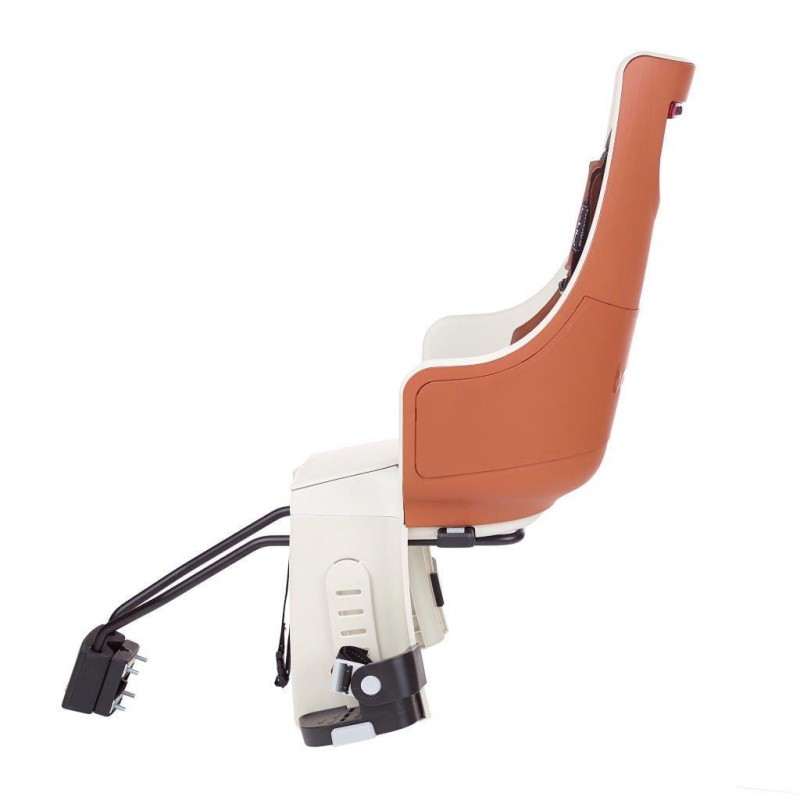 Fotelik rowerowy Exclusive Maxi PLUS LED 1P rama cinnamon brown