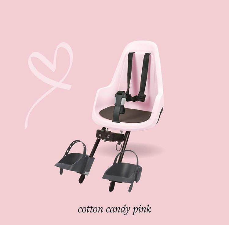 Fotelik rowerowy Bobike GO MINI cotton candy pink