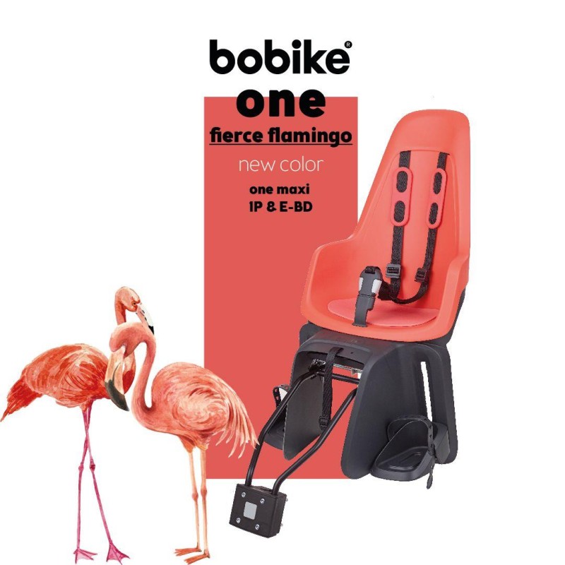Fotelik rowerowy Bobike ONE maxi 1P-E BD fierce flamin