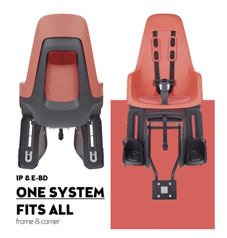 Fotelik rowerowy Bobike ONE maxi 1P-E BD fierce flamin