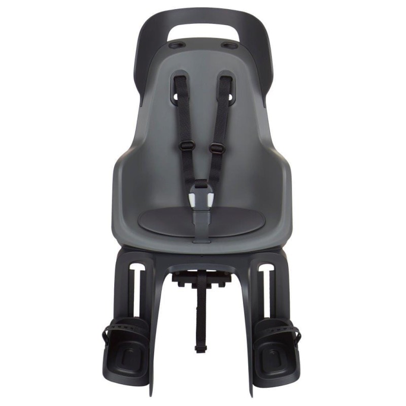 Fotelik rowerowy Bobike GO bagażnik MIK HD Macaron Grey