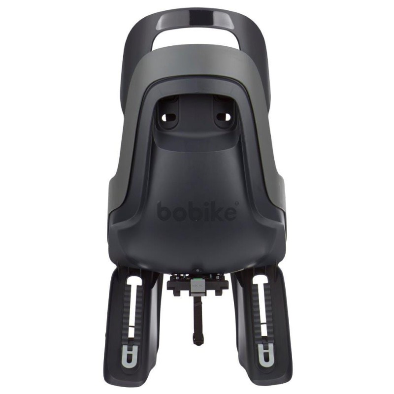 Fotelik rowerowy Bobike GO bagażnik MIK HD Macaron Grey