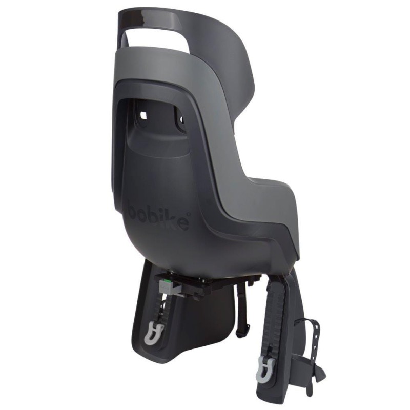 Fotelik rowerowy Bobike GO bagażnik MIK HD Macaron Grey