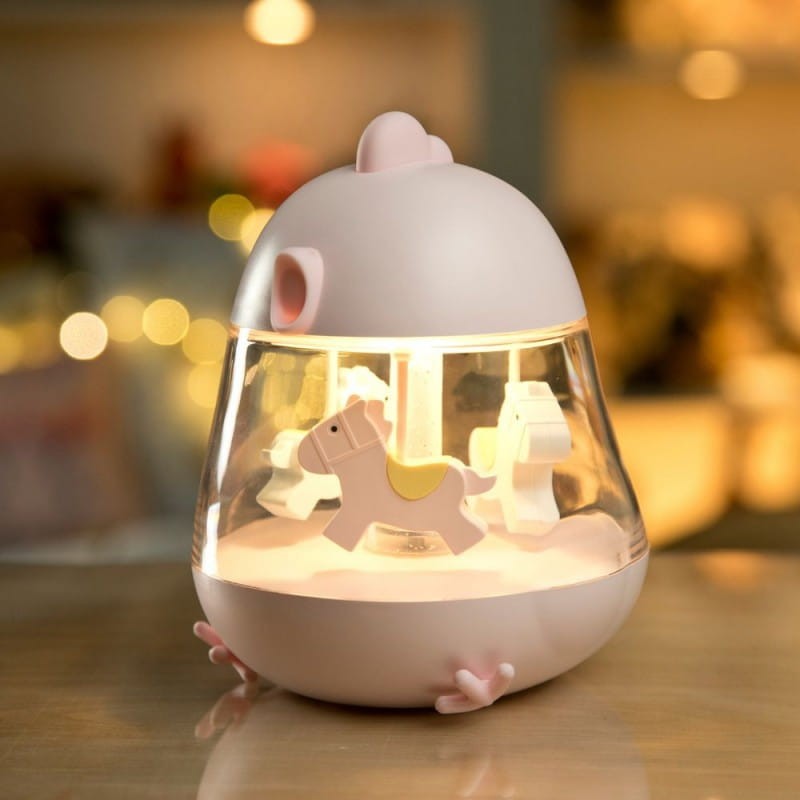 Kurczaczek Lampka z Pozytywką Różowa Rabbit & Friends