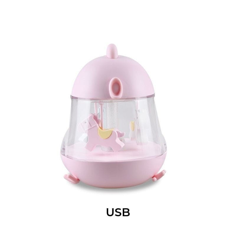 Kurczaczek Lampka z Pozytywką Różowa Rabbit & Friends