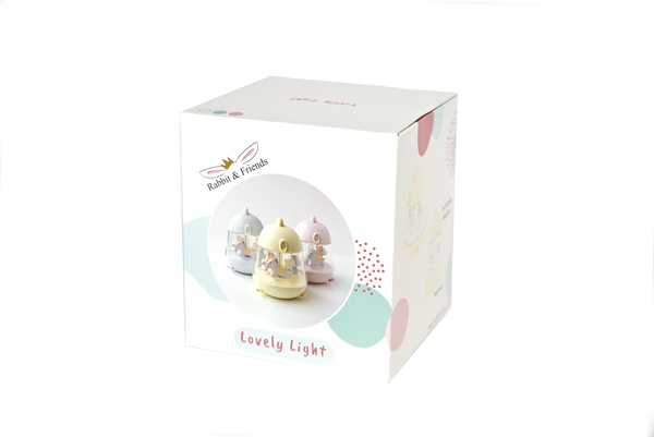 Kurczaczek Lampka z Pozytywką Różowa Rabbit & Friends
