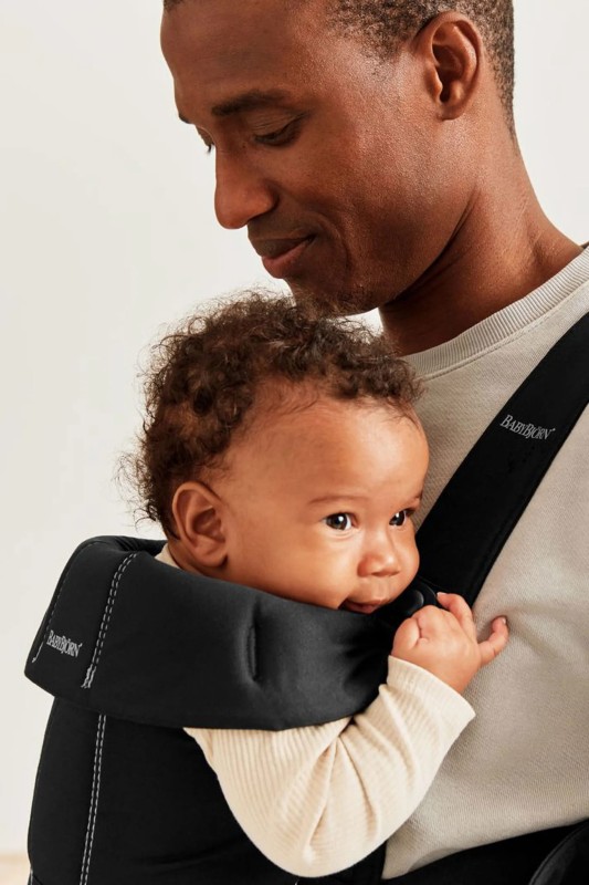 BABYBJORN MINI Woven – nosidełko, Czarny